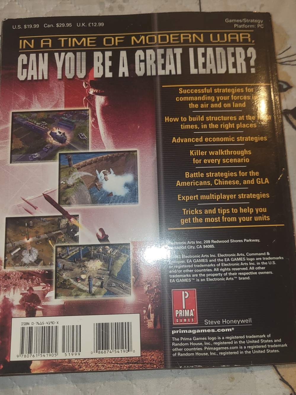 Command & Conquer: Generals Strategy Guide – (Blue) - Picture 5 of 6